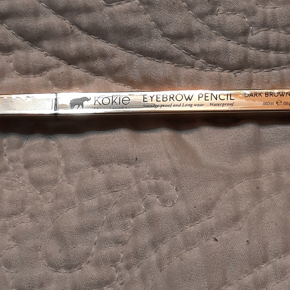 Relisting! KOKIE Cosmetics Dark Brown Waterproof Eyebrow pencil